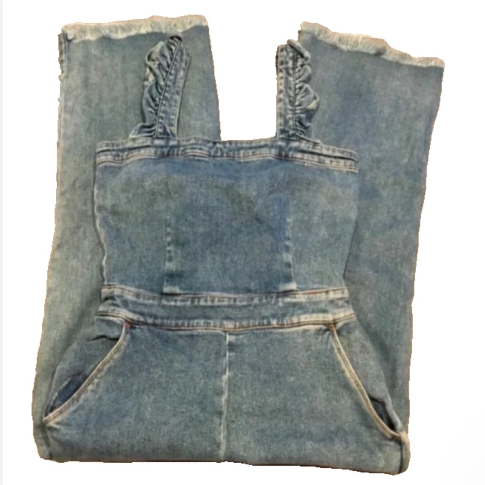 Blank NYC Sleeveless Denim Jumpsuit Romper Sz 28